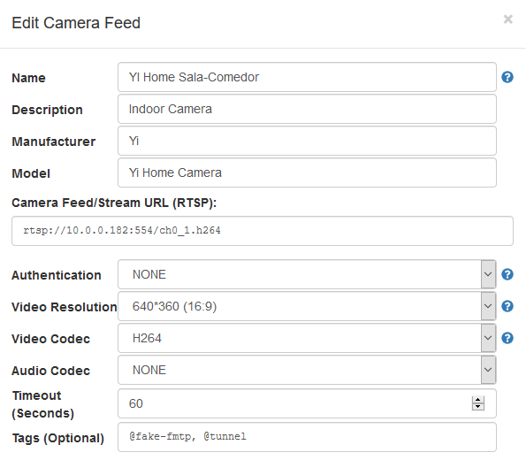 Yi dome best sale camera 1080p installation